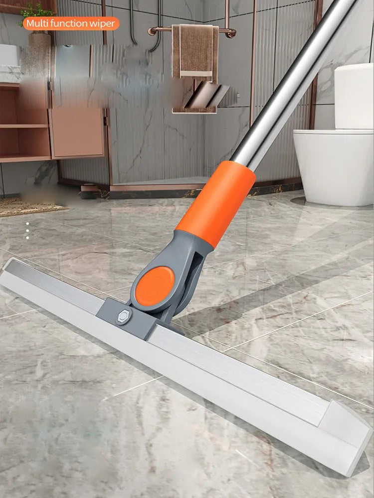 Heavy-Duty Bathroom Floor Squeegee in Action – Multi-Purpose Cleaning Tool